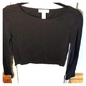 Cute Black Crop Top!